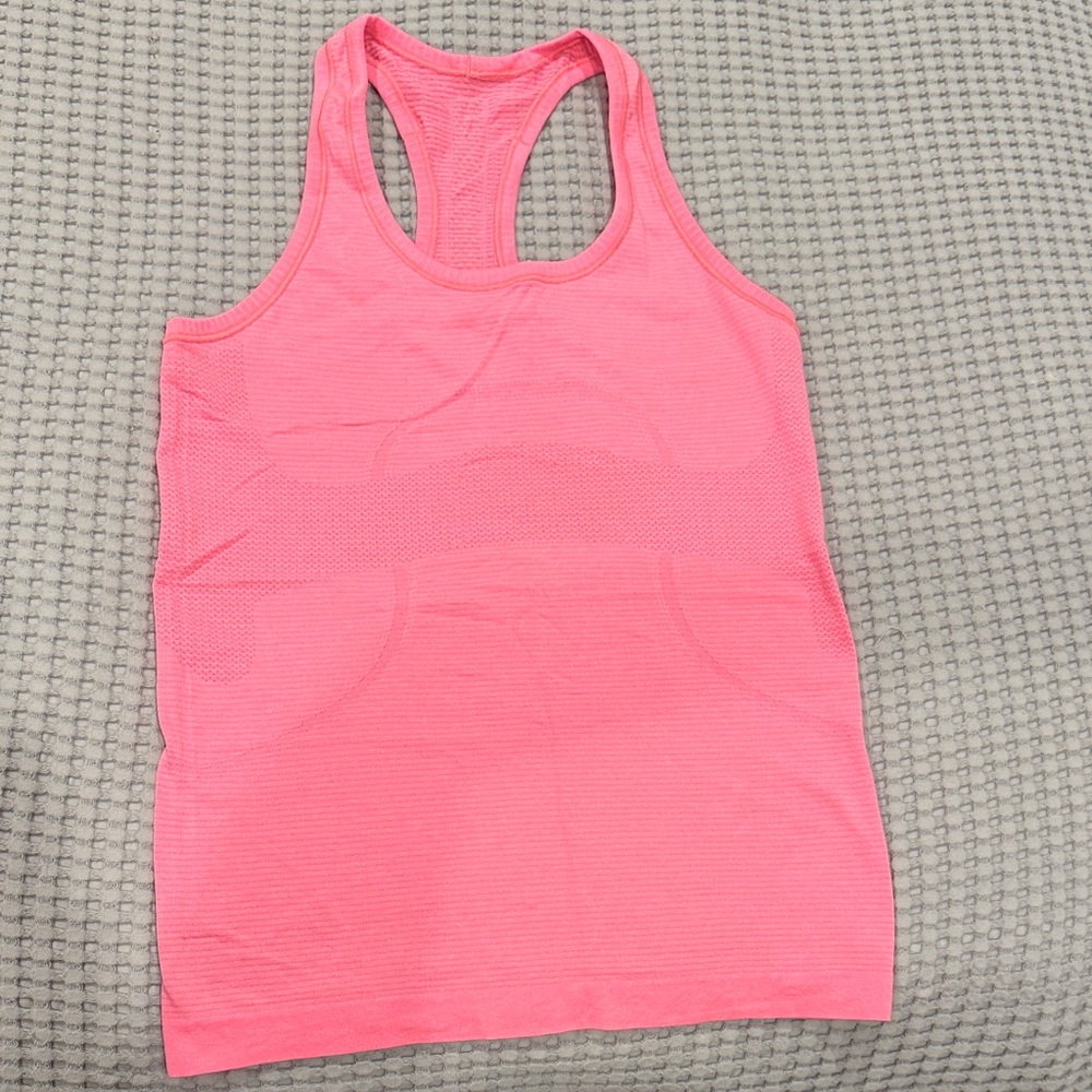 Lululemon Pink Racerback Tank Top